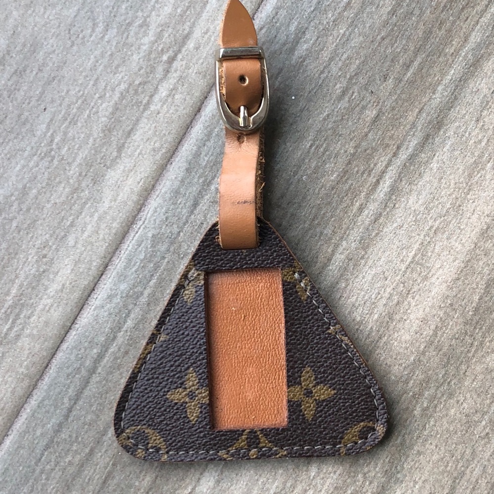 Vintage Louis Vuitton 70’s rare luggage tag.